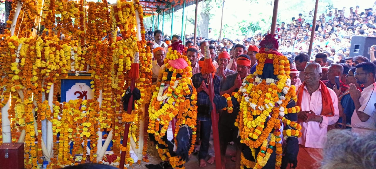 ಜೋಯಿಡಾದ ಮೊದಲ ಜಾತ್ರೆ ಖಾಪ್ರಿ ಜಾತ್ರೆಗೆ ಭಕ್ತರ ಮಹಾಪುರ