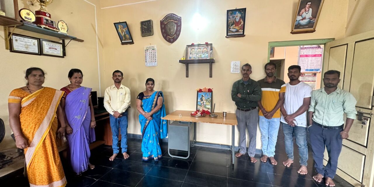 ನಂದಿಗದ್ದೆ ಗ್ರಾ.ಪಂ ಕಾರ್ಯಾಲಯದಲ್ಲಿ ಕನಕದಾಸರ ಜಯಂತಿ