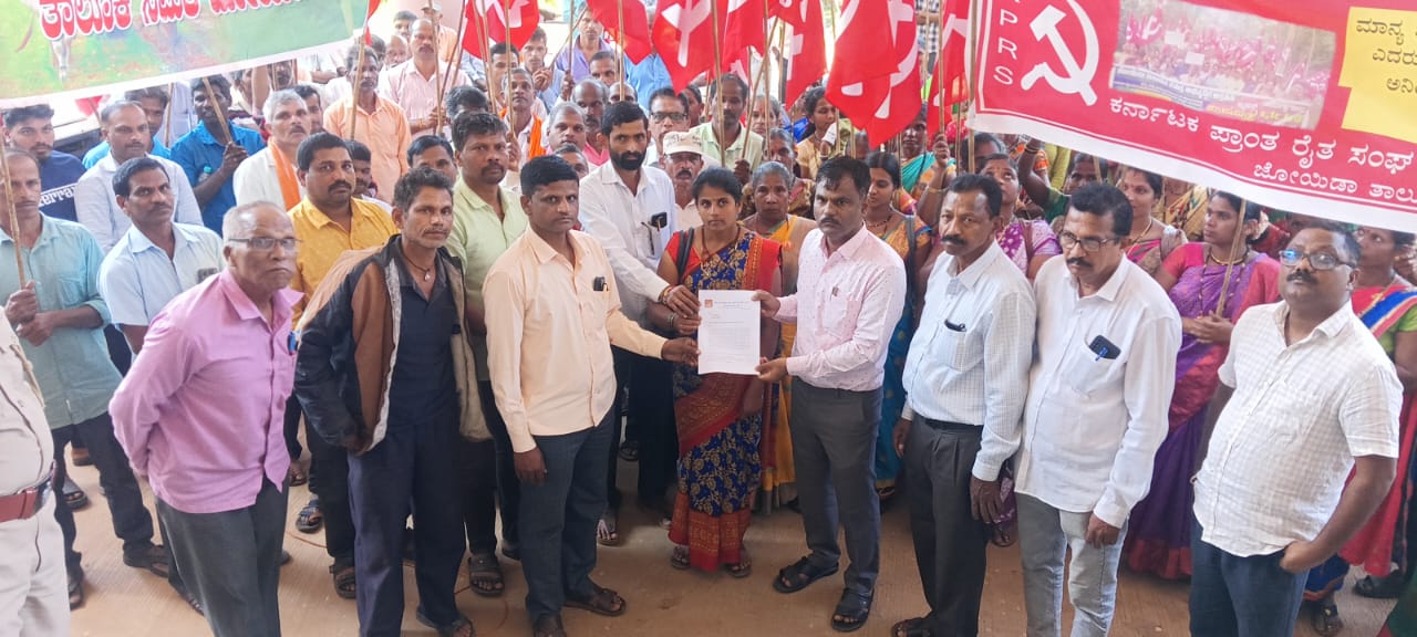 ಜೊಯಿಡಾದಲ್ಲಿ ಆಹೋ ರಾತ್ರಿ ಧರಣಿ