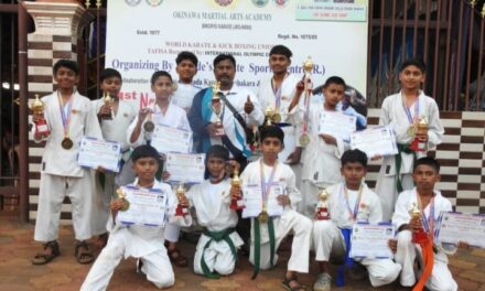 ನಿಲೇಶ ಪಾಟ್ನೇಕರಗೆ ರಾಷ್ಟ್ರೀಯ ಮಟ್ಟದ ಕರಾಟೆ ಸ್ಪರ್ಧೆಯಲ್ಲಿ ಪ್ರಥಮ ಸ್ಥಾನ