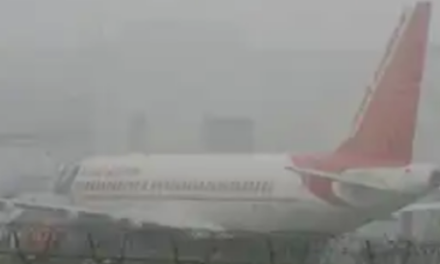 ಭಾರಿ ಮಂಜು ಗೋವಾದಿಂದ ಹೊರಟ ವಿಮಾನಕ್ಕೆ ಲ್ಯಾಂಡಿಂಗ್ ತೊಂದರೆ