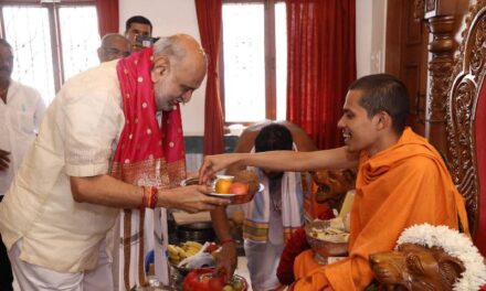 ಪರ್ತಗಾಳಿ ಮಠಕ್ಕೆ ಆಗಮಿಸಿದ ಯಲ್ಲಾಪುರ ಶಾಸಕ ಶಿವರಾಮ ಹೆಬ್ಬಾರ್