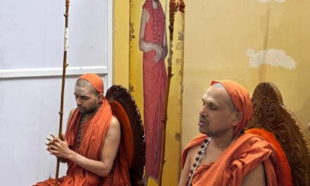 ಸೋಂದಾ ಸ್ವರ್ಣವಲ್ಲಿ ಶ್ರೀಗಳು ಬೆಂಗಳೂರಿಗೆ ಆಗಮನ