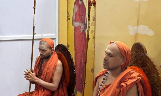 ಸೋಂದಾ ಸ್ವರ್ಣವಲ್ಲಿ ಶ್ರೀಗಳು ಬೆಂಗಳೂರಿಗೆ ಆಗಮನ