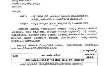 ಹಿತ್ಲಕಾರಗದ್ದೆ–ಮಾಗೋಡ ಜಿಲ್ಲಾ ಮುಖ್ಯ ರಸ್ತೆಗೆ ಅನುದಾನ ಮಂಜೂರು