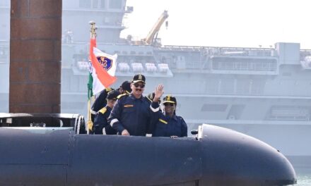 ಕಾರವಾರದಲ್ಲಿ INS ವಾಗ್ಮಿರ್ ಜಲಾಂತರ್ಗಾಮಿಯಲ್ಲಿ ರಾಷ್ಟ್ರಪತಿಗಳ ಪ್ರವಾಸ