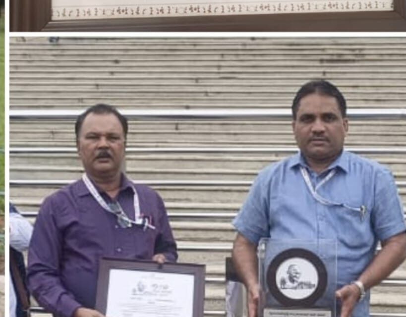 ನಂದಿಗದ್ದೆ ಗ್ರಾಮ ಪಂಚಾಯತಗೆ ಗಾಂಧೀ ಗ್ರಾಮ ಪುರಸ್ಕಾರ – ಮುಖ್ಯಮಂತ್ರಿಗಳಿಂದ ಪ್ರಶಸ್ತಿ ವಿತರಣೆ