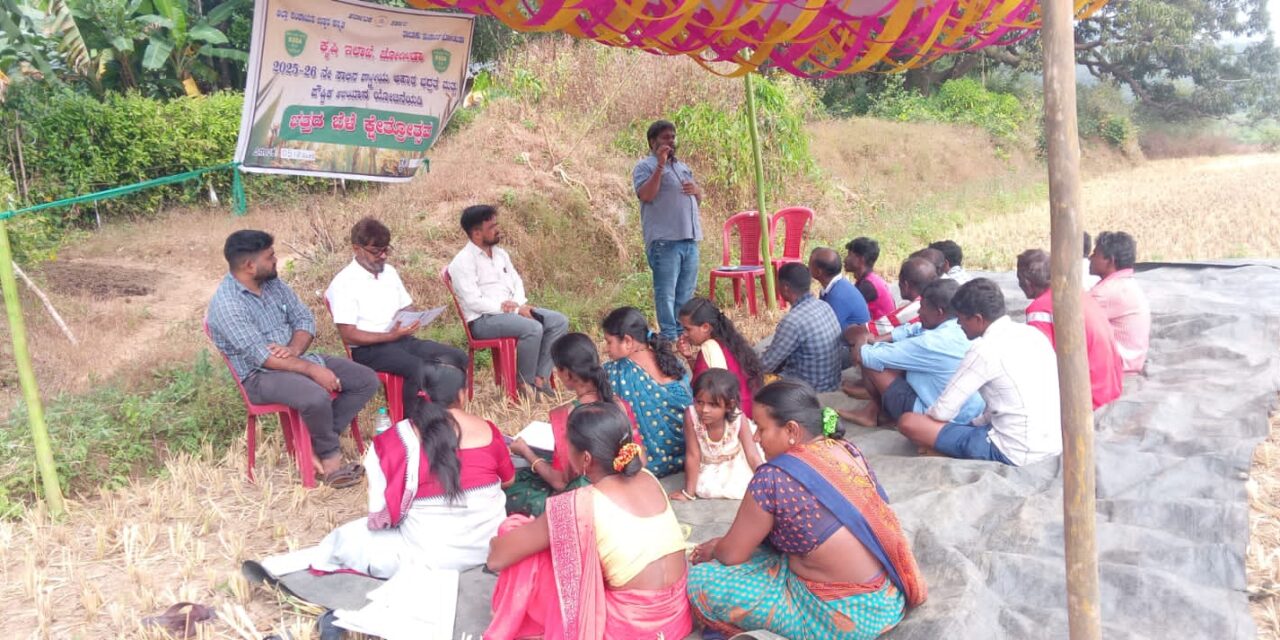 ಕೊಂದರದಲ್ಲಿ ಭತ್ತದ ಬೆಳೆ ಕ್ಷೇತ್ರೋತ್ಸವ ಕಾರ್ಯಕ್ರಮ