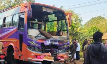 ಗುಳ್ಳಾಪುರದಲ್ಲಿ ಖಾಸಗಿ ಬಸ್ ಅಪಘಾತ…?