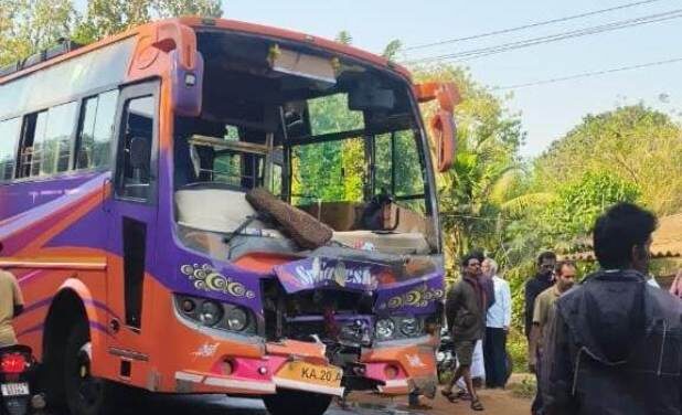 ಗುಳ್ಳಾಪುರದಲ್ಲಿ ಖಾಸಗಿ ಬಸ್ ಅಪಘಾತ…?