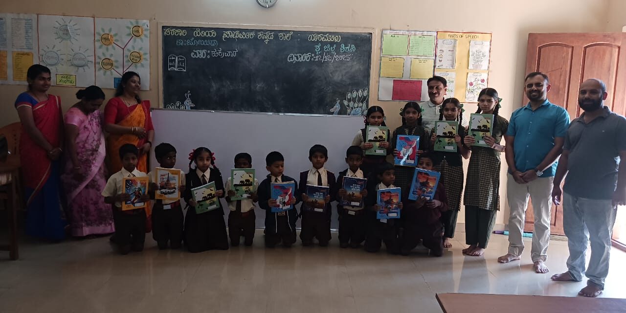 ಜೋಯಿಡಾ ಯರಮುಖ ಶಾಲೆಗೆ ದೇಣಿಗೆ ನೀಡಿದ ಸುಧಾಮ ದೇಸಾಯಿ