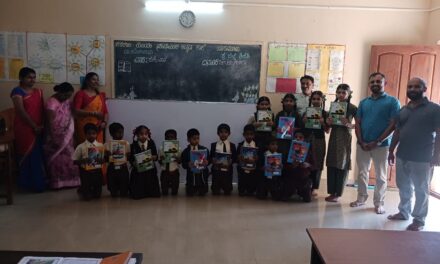 ಜೋಯಿಡಾ ಯರಮುಖ ಶಾಲೆಗೆ ದೇಣಿಗೆ ನೀಡಿದ ಸುಧಾಮ ದೇಸಾಯಿ