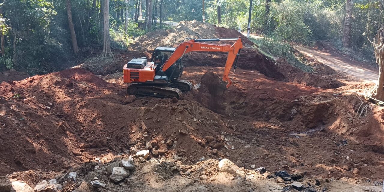 ಜೋಯಿಡಾ ತಾಲೂಕಿನ ಕೈಟಾ ನಾಲಾ ಸೇತುವೆ ಕೆಲಸ ಪ್ರಾರಂಭ