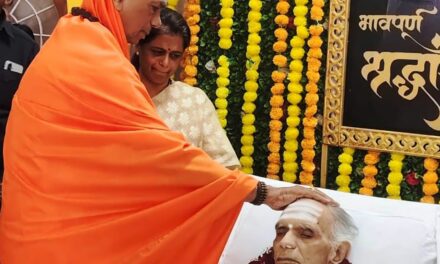 ಶಿವರಾಜ ಪಾಟೀಲ ಅಗಲಿಕೆಗೆ ಕಾಶಿ ಪೀಠದ ಜಗದ್ಗುರುಗಳ ಸಂತಾಪ