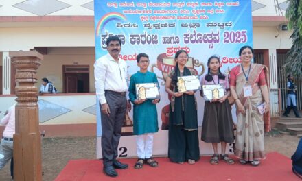 ಜೋಯಿಡಾ ದ ಶ್ರಾವಣಿ ರಾಜ್ಯ ಮಟ್ಟಕ್ಕೆ ಆಯ್ಕೆ