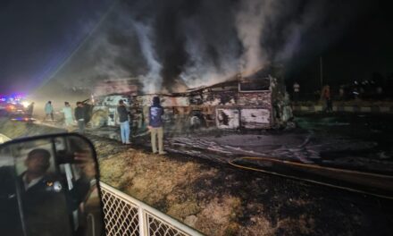ಗೋಕರ್ಣ ಸ್ಲೀಪರ್ ಬಸ್ ಅಪಘಾತ; 18 ಮಂದಿ ಸಜೀವ ದಹನ