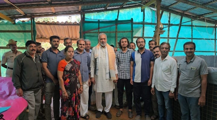 ಸಂಸದ ಕಾಗೇರಿಯವರಿಂದ ಶಿರಸಿ ಹೆಗಡೆಕಟ್ಟಾ ಗ್ರಾಮದ ಮೀನು ಸಾಕಣೆ ಕೇಂದ್ರ ವೀಕ್ಷಣೆ