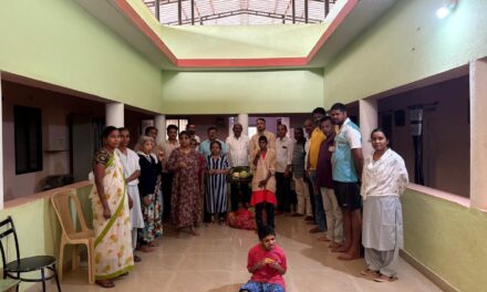 ಪ್ರಗತಿ ನಿಲಯಕ್ಕೆ ರಮೇಶ್ ನಾಯ್ಕ ರಿಂದ ದೇಣಿಗೆ