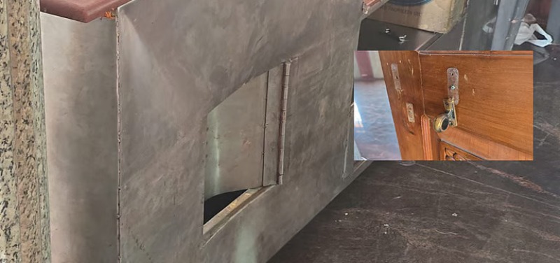 ಅರ್ಚಕರ ಮನೆ ಬಾಗಿಲಿಗೆ ಬೀಗಹಾಕಿ ದೇವಸ್ಥಾನ ಕಳ್ಳತನ