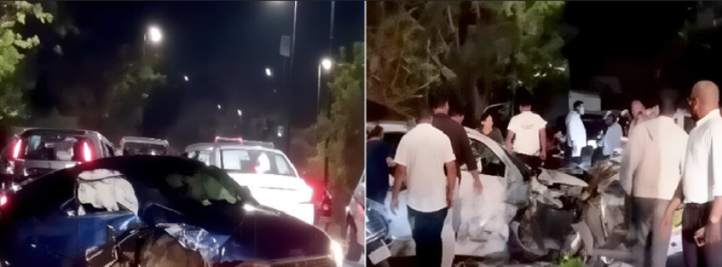 ಪಣಜಿಯಲ್ಲಿ ಐಶಾರಾಮಿ ಕಾರು ಭೀಕರ ಅಪಘಾತ