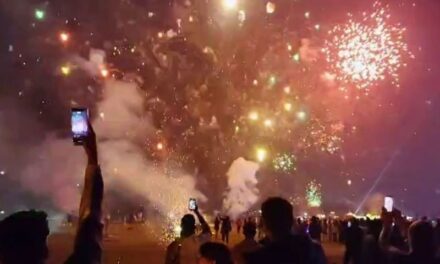 ಗೋವಾದಲ್ಲಿ ಹೊಸ ವರ್ಷದ ಸ್ವಾಗತಕ್ಕೆ ಪಟಾಕಿ ಅಬ್ಬರ