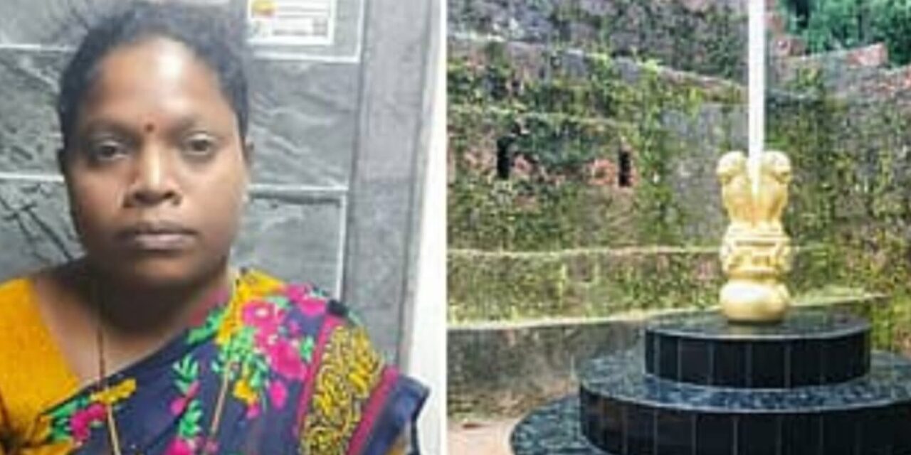 ಗೃಹಲಕ್ಷ್ಮೀ’ ಹಣದಿಂದ ಶಾಲೆಯ ಧ್ವಜಸ್ತಂಭ ನಿರ್ಮಾಣಕ್ಕೆ ಶ್ಯಾಮಲಾ  ಗೌಡ  ದೇಣಿಗೆ