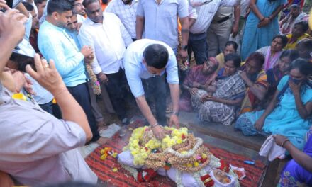 ಕೊಲೆಯಾದ ರಂಜಿತಾ ಪಾರ್ಥಿವ ಶರೀರಕ್ಕೆ ಅಂತಿಮ ನಮನ ಸಲ್ಲಿಸಿದ ಬಿಜೆಪಿ ರಾಜ್ಯಾಧ್ಯಕ್ಷ ವಿಜಯೇಂದ್ರ