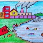 ಕುಮಾರಿ ಮೌಲ್ಯ ರಾಠೋಡ ಅವರ ಪರಿಸರ ಮಾಲಿನ್ಯದ ಚಿತ್ರಕಲೆಗೆ ಎಲ್ಲರ ಮೆಚ್ಚುಗೆ