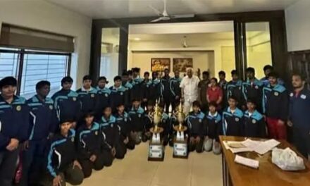 ಮಂಗಳೂರು ಬೀಚ್ ಕುಸ್ತಿ: ಹಳಿಯಾಳ ಕ್ರೀಡಾ ವಸತಿ ನಿಲಯದ ಕುಸ್ತಿಪಟುಗಳಿಗೆ ಅಭಿನಂದನೆ