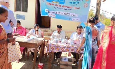 ಕಾಮರಾ ಗ್ರಾಮದಲ್ಲಿ ಉಚಿತ ಆರೋಗ್ಯ ತಪಾಸನೆ ಶಿಬಿರ