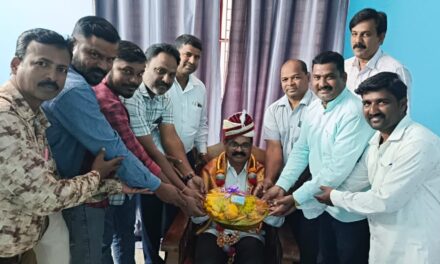 ಶರಣ ಸಾಹಿತ್ಯ ಪರಿಷತ್ ಪ್ರಶಸ್ತಿ ಪುರಸ್ಕೃತ ಶಿಕ್ಷಕ ಎಂ.ರಾಜು ಅವರಿಗೆ ಸನ್ಮಾನ