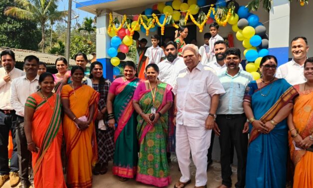 ಅವೇಡಾ ಶಾಲೆಯ ನೂತನ ಕಟ್ಟಡ ಉದ್ಘಾಟಿಸಿದ ಶಾಸಕ ಆರ್ ವಿ ದೇಶಪಾಂಡೆ
