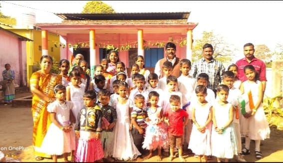 ಆಡಾಳಿ ಶಾಲೆಯಲ್ಲಿ ಸಂಭ್ರಮದಿಂದ 77 ನೇ ಗಣರಾಜ್ಯೋತ್ಸವ ಆಚರಣೆ