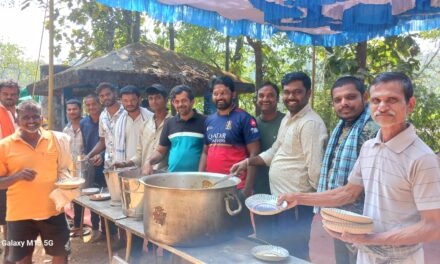 ಜೋಯಿಡಾ ದ ಉಳವಿ ಜಾತ್ರೆಯಲ್ಲಿ ಅನ್ನದಾನ