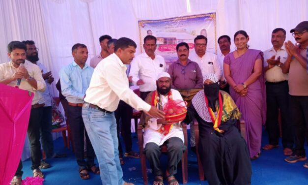 ಶಿಕ್ಷಕ ಮಹಮ್ಮದ್ ಅಲಿ ರವರಿಗೆ ಗ್ರಾಮಸ್ಥರಿಂದ ಸನ್ಮಾನ