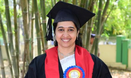 ಶಿರಸಿಯ ದಿವ್ಯಶ್ರೀ ಹೆಗಡೆ ರವರಿಗೆ PHD