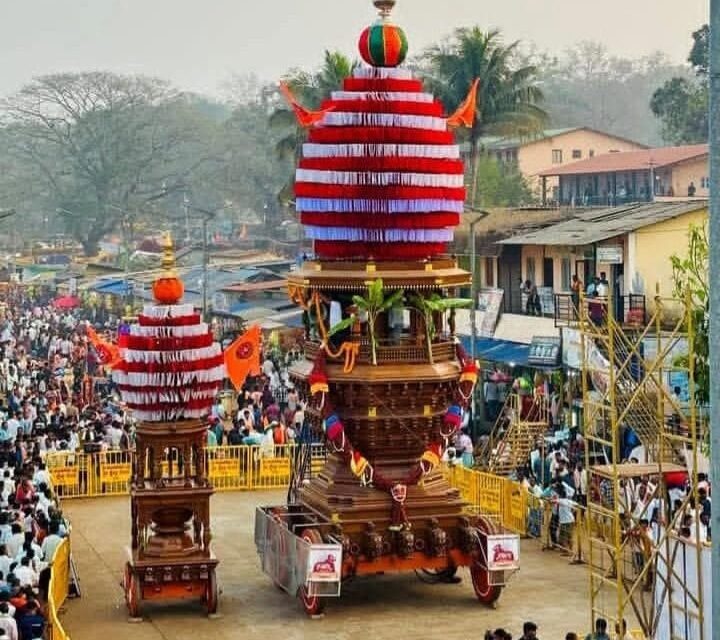 ಉಳವಿ ಜಾತ್ರೆಯ ರಥೋತ್ಸವಕ್ಕೆ ಕ್ಷಣಗಣನೆ;ಹರಿದು ಬರುತ್ತಿರುವ ಭಕ್ತ ಸಾಗರ