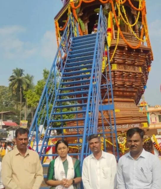 ಉಳವಿ ಜಾತ್ರೆಗೆ ಜಿಲ್ಲಾಧಿಕಾರಿ ಲಕ್ಷ್ಮೀಪ್ರೀಯಾ ಬೇಟಿ:ಸಿದ್ದತೆಯ ಪರಿಶೀಲನೆ