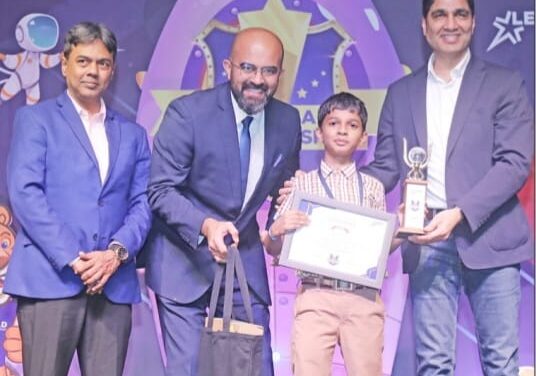 ರಾಷ್ಟ್ರಮಟ್ಟದ ವಿಜ್ಞಾನ ವಸ್ತು ಪ್ರದರ್ಶನದಲ್ಲಿ ಮೊದಲ ಸ್ಥಾನ ಪಡೆದ ವಿದ್ಯಾಂಜಲಿ ಪಬ್ಲಿಕ್ ಶಾಲೆ ವಿದ್ಯಾರ್ಥಿ