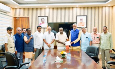 ಪರಿಸರ ಮತ್ತು ನದಿ ಸಂರಕ್ಷಣೆ: ಕೇಂದ್ರ ಸಚಿವರಿಗೆ ಜಿಲ್ಲೆಯ ಸರ್ವಪಕ್ಷ ನಿಯೋಗದಿಂದ ಮನವಿ