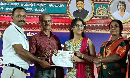 ರಾಷ್ಟ್ರ ಮಟ್ಟಕ್ಕೆ ಜೋಯಿಡಾ ದ ಶ್ರಾವಣಿ