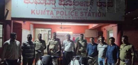 ಪೆಟ್ರೋಲ್ ಬಂಕ್ ಕಳ್ಳತನ ಪ್ರಕರಣದ ಇಬ್ಬರು ಆರೋಪಿಗಳ ಬಂಧನ