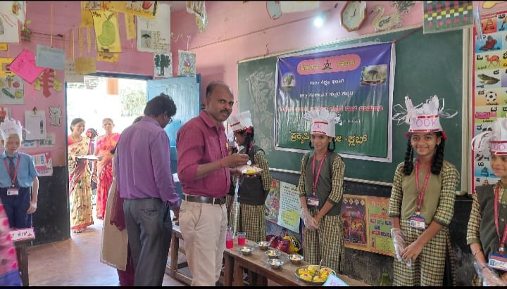 ಬಾಮಣಗಿ ಶಾಲೆಯಲ್ಲಿ ಬೆಂಕಿ ರಹಿತ ಆಹಾರ ತಯಾರಿಕೆಯ ಸ್ಪರ್ಧಾ ಕಾರ್ಯಕ್ರಮ ಯಶಸ್ವಿ