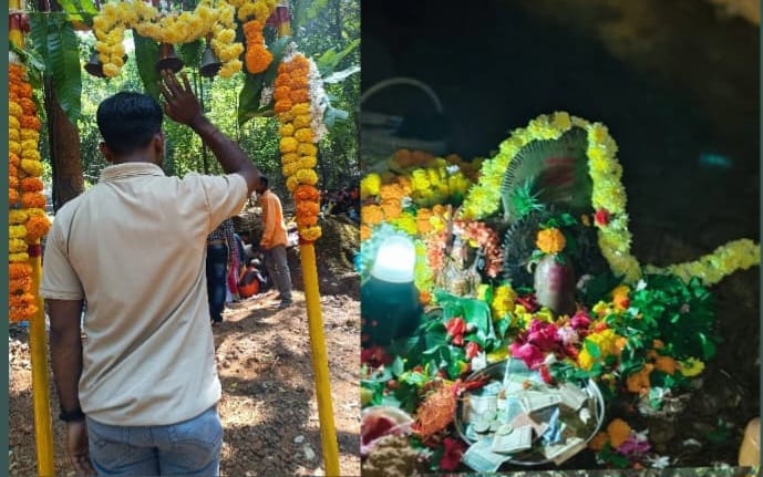 ಅಣಶಿ ಶ್ರೀ ಶಿವಲಿಂಗ ಗುಹೆಯ ದೇವರ ದರ್ಶನ ಪಡೆದ ಅಪಾರ ಭಕ್ತ ಸಮೂಹ