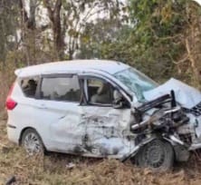 ಕೆಸರೊಳ್ಳಿ ಕ್ರಾಸ್ ಬಳಿ ಕ್ರೂಸರ್ ವಾಹನ ಎರ್ಟಿಗಾ ಕಾರಿನ ನಡುವೆ ಡಿಕ್ಕಿ: ಸವಾರ ಸಾವು