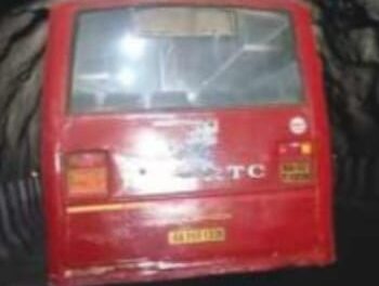 ಬಸ್ಸ್ ಸಂಚಾರದ ವೇಳೆ ಕಳಚಿದ ಜಾಯಿಂಟ್ ಎಕ್ಸಲ್;ಭಾರಿ ಅನಾಹುತದಿಂದ ಪಾರು