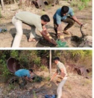 ಮನೆಯೊಂದರ ಆವರಣದಲ್ಲಿ 6 ಹೆಬ್ಬಾವುಗಳ ಪತ್ತೆ