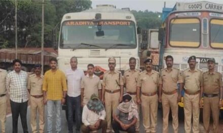 ಭರ್ಜರಿ ಕಾರ್ಯಾಚರಣೆ ನಡೆಸಿದ ಅಬಕಾರಿ ಇಲಾಖೆ;ಅಕ್ರಮ ಮದ್ಯಸಾರ,ಎರಡು ಟ್ಯಾಂಕರ್ ವಶ