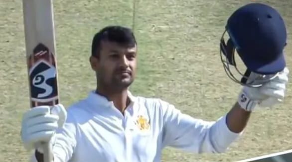 ಕರ್ನಾಟಕಕ್ಕೆ ಮಯಾಂಕ್ ಅಗರ್ವಾಲ್ ಶತಕದಾಸರೆ;ದೊಡ್ಡ ಜೊತೆಯಾಟದ ಅಗತ್ಯ