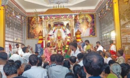 ಶಿರಸಿ ಮಾರಿಕಾಂಬೆಯ ದೇವಿಯ ಜಾತ್ರಾ ಗದ್ದುಗೆಯಲ್ಲಿ ಉಡಿ ಸಮಪರ್ಣೆ ಸೇರಿದಂತೆ,ವಿವಿಧ ಸೇವೆ